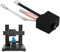 Hochpräzises Kobra 3 Hotend 3D Drucker Extruder V5 J-Head Druckkopf mit Silikonsocke und 0.4mm Messingdüse Kompatibel mit Anycubic Kobra 3 und Kobra 3 Combo 3D Drucker
