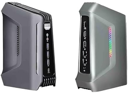 AI Gaming Mini PC 14th Intel Ultra 7 155H 16C/22T,Thunderbolt4,2xDDR5,2xPCIe,2x2.5G LAN,Win11PRO,RGB Computer WiFi6,HDMI2.1,DP2.1