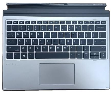 RTDPART Base de Teclado para Laptop HP Elite X2 G4 L67436-001 Collaboration Keyboard Estados Unidos Plata Nuevo