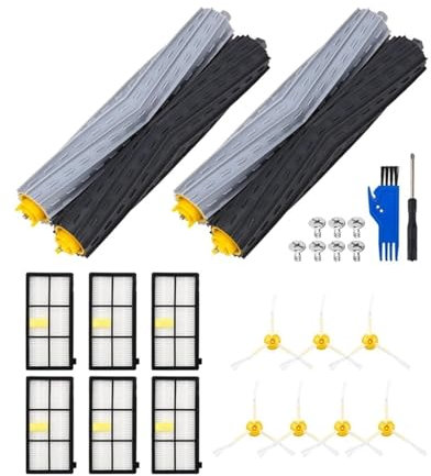 YYFHR Side Brush Filter,Fit For Irobot Roomba 860 865 870 880 896 960 966 971 976 980 981 Robot Vacuum Cleaner Main Parts Filtro spazzola laterale per aspirapolvere