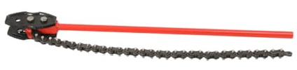 MECUTP Kettenrohrzange 6 Zoll Heavy Duty Kettenschlüssel Rohrzange Kettenölfilterschlüssel Ölfilterschlüssel Mit 1m Griff Und 80cm Ketten Für Rohre Und Filter Max Durchmesser 180 mm