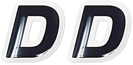 Quattroerre Sticker 3D Letter Kit Paar D