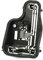Volkswagen Original Lampenträger, Rückleuchte Halter, rot, für VW Polo 5 (Typ 6R), 2010 - 2014, 6R0945258A