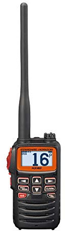 Standard Horizon HX40E 6W Transceptor de Mano Marino Ultra Compacto con Receptor de Transmisión FM. Incluye Canales Meteorológicos NOAA con Alerta Meteorológica