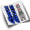 Adesivi Forcella ROCKSHOX SID Ultimate SL WP336 Blu 052