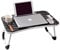 Laptop Bed Table,Notebook Table Dorm Desk,Portable Lap Desk,Notebook Table Dorm Desk with Foldable Legs & Cup Slot,for Eating Breakfast,Reading,Watching Movie on Bed/Sofa(60 x 40cm) (Black)