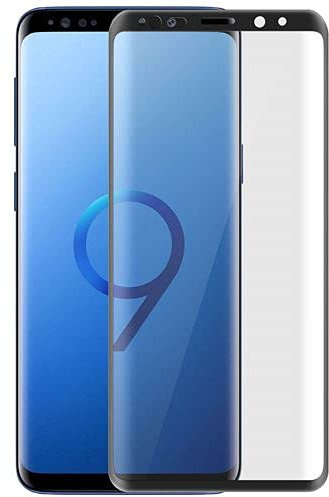 HQ-CLOUD 1 Verre Trempé Couverture Complète Pour SAMSUNG GALAXY S9 .Film de Protection d'écran BORD NOIR- Anti Rayures - Ultra Résistant Dureté 9H