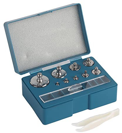 Kalibriergewichte, 17 Stücke Gewichte Waage Edelstahl kalibriergewichte set Kalibriergewicht Präzision 10mg-100g Präzision Kalibrierung Abweichung +/- 0,003g für Digital Schmuck Waage Labor