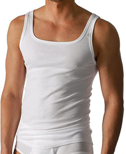 Mey - Noblesse - Athletic-Shirt - Unterhemd - 2er Pack (7 Weiß), XL, 2800-P2