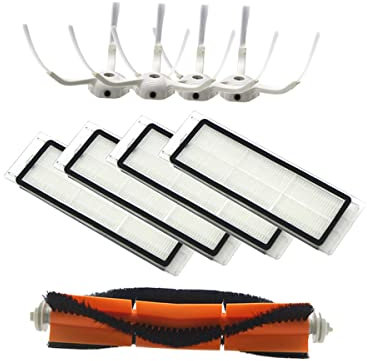 FFyan Accessoires de rechange pour Xiaomi S50 S51 S55 S5 S6 robot aspirateur brosse principale& filtres & brosses latérales