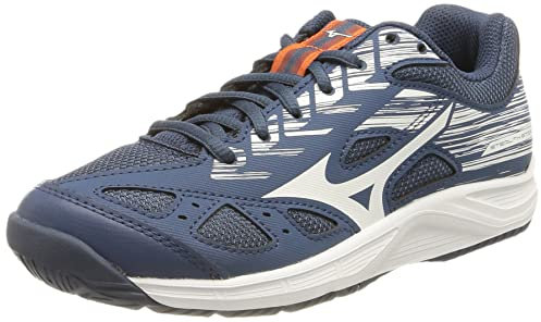 Mizuno Stealth Star Junior Sneaker, Darkdenim Wht Sibis, 36 EU