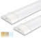 Tubo LED de 120 cm (2 unidades), 34 W, 3750 lm, 3CCT (3000 K/4000 K/6500 K), carcasa integrada, protección contra el polvo, lámpara LED para oficina, almacén, garaje, talleres, almacenes,