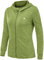 donhobo Women's Running Jackets with Thumb Hole,Long Sleeve Gym Sport Zip Up Hoodie Top Breathable Quick-Dry Tops with Zip Side Pocket Green L