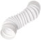 125mm Tuyau de Évacuation avec Connecteur - Tuyau Flexible en PVC pour Climatisation, Sèche-linge, Hotte