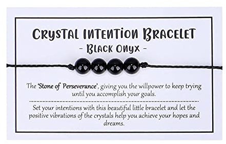 GADXE Uhr Armband Perlen Wax Line Armband Amethyst Flash Stone Kombinationsarmband Herren- und Damenarmband Handschmuck Perlenarmband Compatible with Machen Schwarz (E, One Size)