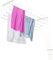 KADAX Tendedero de Techo de Acero Resistente a la Corrosión con Sistema de Subida y Bajada para para Interiores y Exteriores (Blanco, 5 x 170 cm)