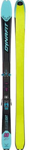 Dynafit Damen Ski-Set Blacklight 88 - Ski, Bindungen & Kletterfelle für den Skilauf im Gelände - Silvretta Blue/Carbon Black - 158 cm
