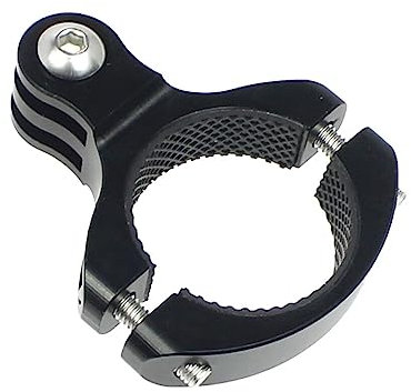 NovelGoal Motorrad Lenker Klemme Metall Halterung Rollbar Halter Fahrrad Sattelstütze Clip Halterung Kompatibel mit GoPro 10 9 8 Fahrrad Kamera Halterung (19-28mm)