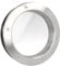 MLS Bullauge B4000, Bullauge für Türen, aus Rostfreiem Edelstahl, VSG-Sicherheitsglas, Passend für 40 mm Starke Türen, Beidseitig Sichtbare Befestigungsschrauben, 350 mm Durchmesser, Klares Glas