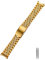 TOMIYOY Jubilee Edelstahl-Metall-Uhrenarmband, massives 316L-Uhrenarmband für Rolex Seiko (18 mm, Gold)