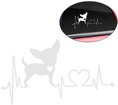 Supvox Autoaufkleber Auto Aufkleber Vinylaufkleber Für Autos Auto Zubehör Der Hund Weiß