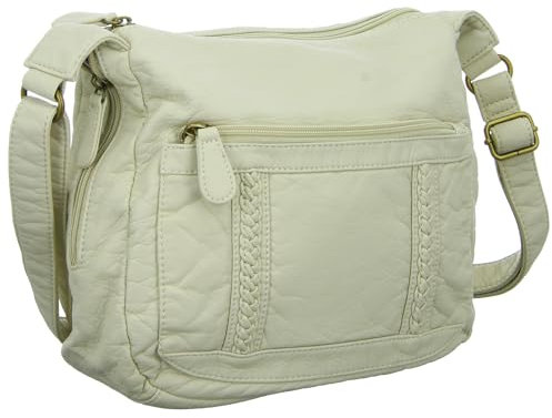 Jewels of Style NG97864-LTBE JOS Damen Schultertasche 26,00x25,00x9,50 cm (BxHxT), Größe 1