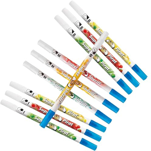 Pelikan Tintenlöscher Super Pirat 9 + 1 Aktion (3x B 4x M 3x F Set)