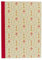 libralides - Handgemachtes Schreibbuch Giglio 21 x 29,7 cm DIN A4 192 Seiten - Vanillefarbiges Papier blanko - Buntes Kladde Blankobuch unliniert als Notizbuch, Skizzenbuch & Tagebuch (rot)