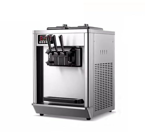 GRFIT Ice Cream Maker 22-30 L/H Soft Ice Cream Machines Commercial Tricolor Desktop Sweet Cone Freezing Equipment Vending Machine ice cream maker machine
