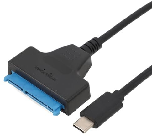 Asixxsix Adaptateur USB C vers SATA, Câble Adaptateur SATA vers USB 3.1 Type C, Prise en Charge UASP 6 Gbit/s, Câble Convertisseur de Disque Dur Portable pour Disque Dur SSD 2,5 Pouces