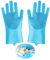 DHSBGWSX 1 paire de gants de bain pour chien - Équipement de nettoyage pour chien - Gants de toilettage portables pour chien - Nettoyeur de pattes de chien - Gants de préhension pour animaux de