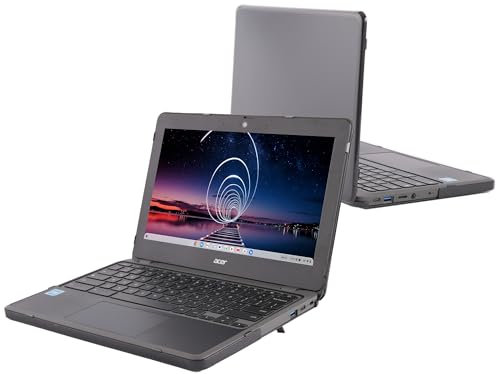 mCover Custodia rigida compatibile solo per computer portatili Acer Chromebook serie 511 C736 da 11,6 pollici 2023-2024 (non compatibile con altri modelli Acer) - Nero