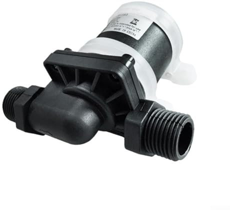 HOHOVYVY Solar Wasserpumpe,Mini Wasserpumpe,DC 12/24V Bürstenlosen Solar Motor Wasserpumpe Boden Heizung Booster Pumpe Micro(5m)