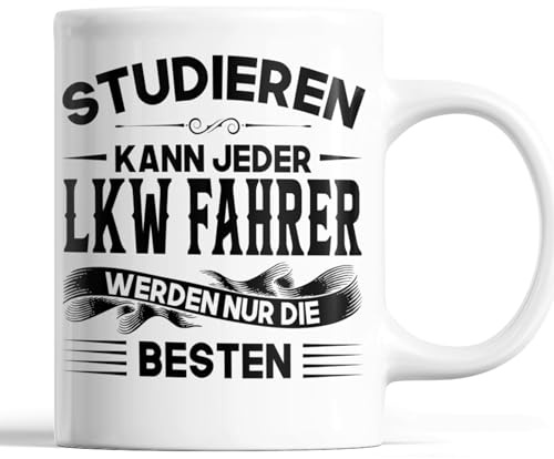 LKW Tasse | LKW-Fahrer werden nur die besten | Fahrer Geschenk Männlichen Beruf Tasse LWK-Fahrer Kaffeebecher lustig