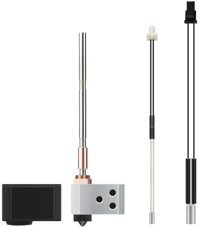 Nssnlur 24V 40W MK4 XL Hotend für Prusa, Hotend Kit Druckkopf Heizblock Gehärtete Stahl Düse 0.4mm Extruder Hotend für Prusa i3 MK4/XL