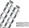 Aicoya 2 Catene per Motosega 3/8 60 Maglie 1.6mm 40cm 063