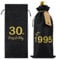 BETESSIN 30th Birthday Gifts - Decorative Drawstring Wine Gift Bag with Tag 1995 Years Wine Bottle Bag for Friend Wife Husband Dad Mum Coworker Sister