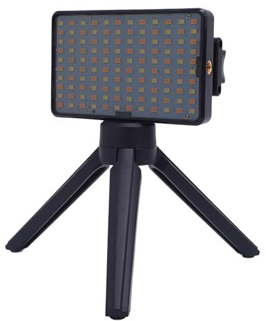 Lumière de Remplissage Léger avec Une Lentille Polarisante de 52 Mm CPL, Compatible avec 99% de Smartphones, 120pcs LED, luminosité Réglable pour la Photographie, Vidéo, Art