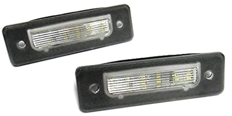 Vuzmode 2x LED Licence Number Plate Light White Canbus, for 3 5 6 7 Series E30 E28 E24 E23 E26 M1 Z1 Number plate light