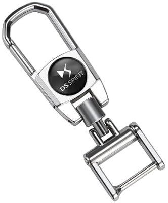 HSJKU Porte-clés de Voiture pour Citroen C1 C2 C3 C3-XR, Porte Clef Voiture Accessoires Replacement Voiture Accessoires,A