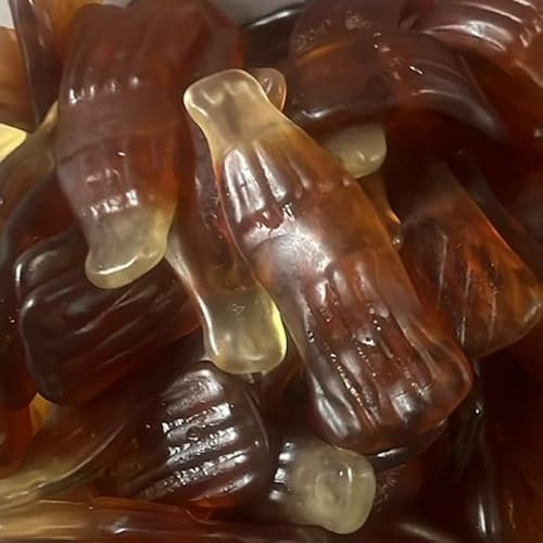TAOS Giant Cola Bottles Halal Gummy Pick & Mix Sweets Kingsway 500g (Cola)