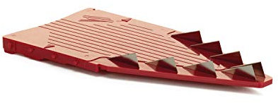 Insert de Lame Börner pour V5 PowerLine & Börner Vital (10 mm) • Insert de Lame pour Coupe-légumes • Coupe Frites • Pour Bâtonnets & Dés • Accessoire de Mandoline en V (Rouge)