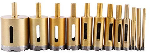 Herramienta de perforación de agujeros para hormigón, mármol, piedra, cerámica, broca corona, 1 Kit