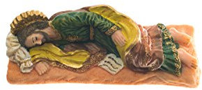 Angelitos de Mexico Handgefertigte kleine schlafende Heilige Joseph-Statue, einzigartig, San Jose Acostado, Home Sale Joseph