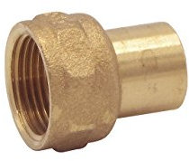 Serie 4000 LÖTFITTING ROTGUSS ÜBERGANGSMUFFE IG 1¼ x 28 MM - 10 Stück