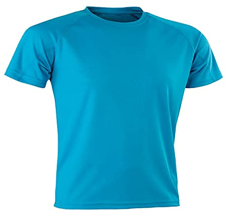 Spiro Mens Aircool T-Shirt (S) (Ocean Blue)