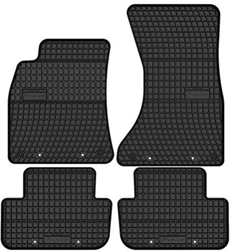 Prismat Gummimatten Gummi Fußmatten Satz für Audi A4 B8 (2008-2016) - Passgenau