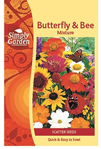 Simply Garden Butterfly and Bee Mixture Seeds Wildlife Attractive Flowers