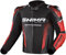 SHIMA STR 2.0 Giacca da moto - Pelle, giacca sportiva con protezioni per schiena, gomiti, spalle, pelle traforata, per tuta 2 pezzi (Rosso, 60)