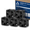 ARCTIC S4028-6K (5 Stück) - 40x40x28 mm Server Lüfter mit Doppelkugellager, 250-6000 rpm, PWM reguliert, 4-Pin Anschluss, 12 V DC - Schwarz